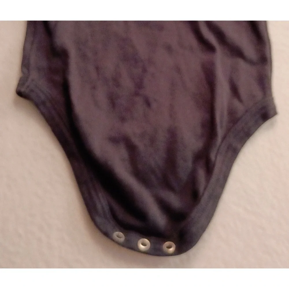 MLB Baby Baltimore Orioles Bodysuit Navy Blue Red 6M Baseball Fan Gear Cotton